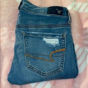 American Eagle super super stretch skinny jeans